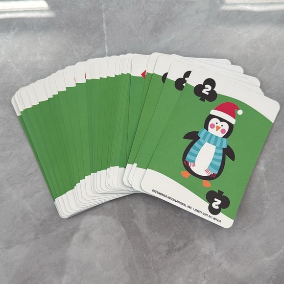 Kid's Winter Christmas Crazy Eights Card Game - Picture 10 of 11